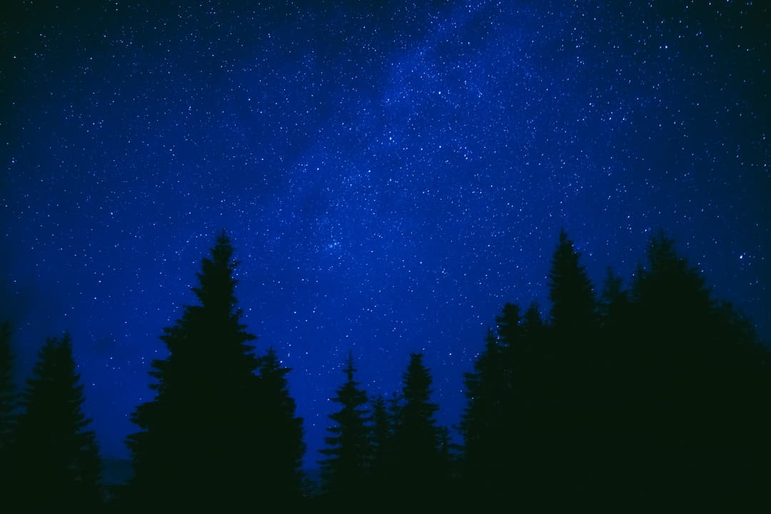 星座ランキングを象徴する満天の星空