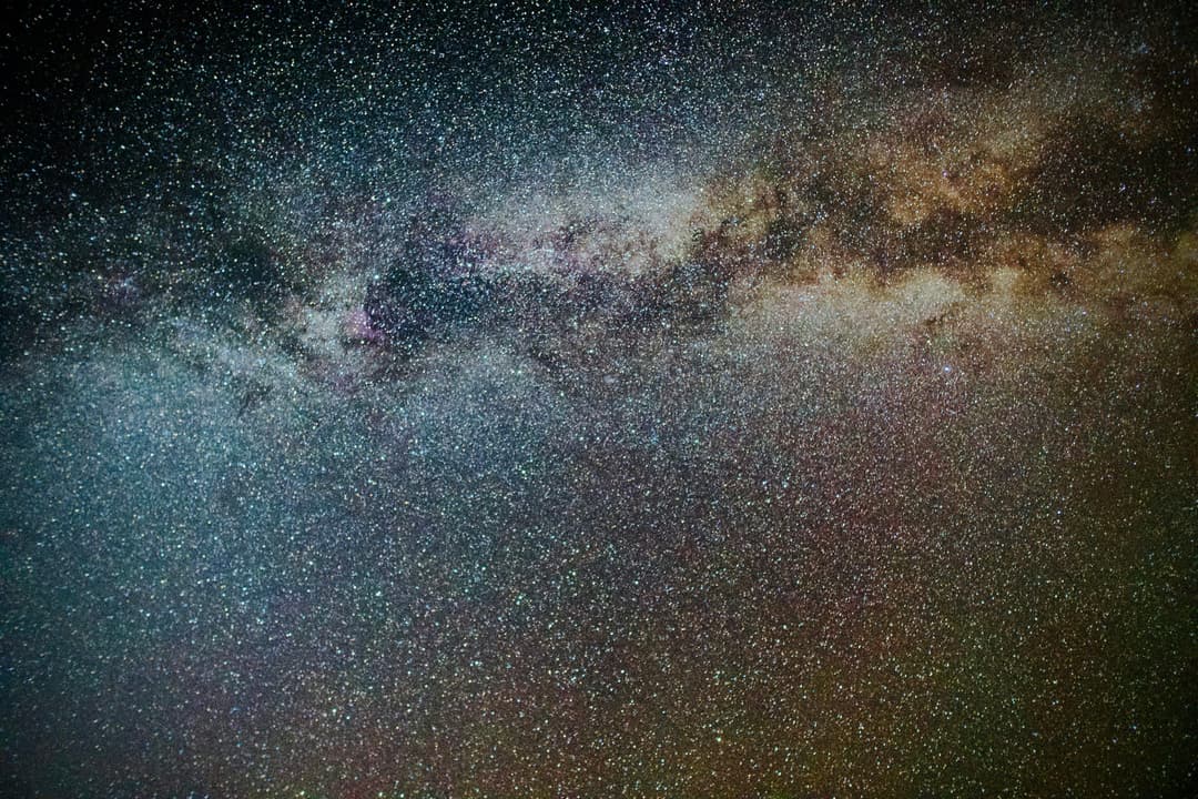 天の川と星空