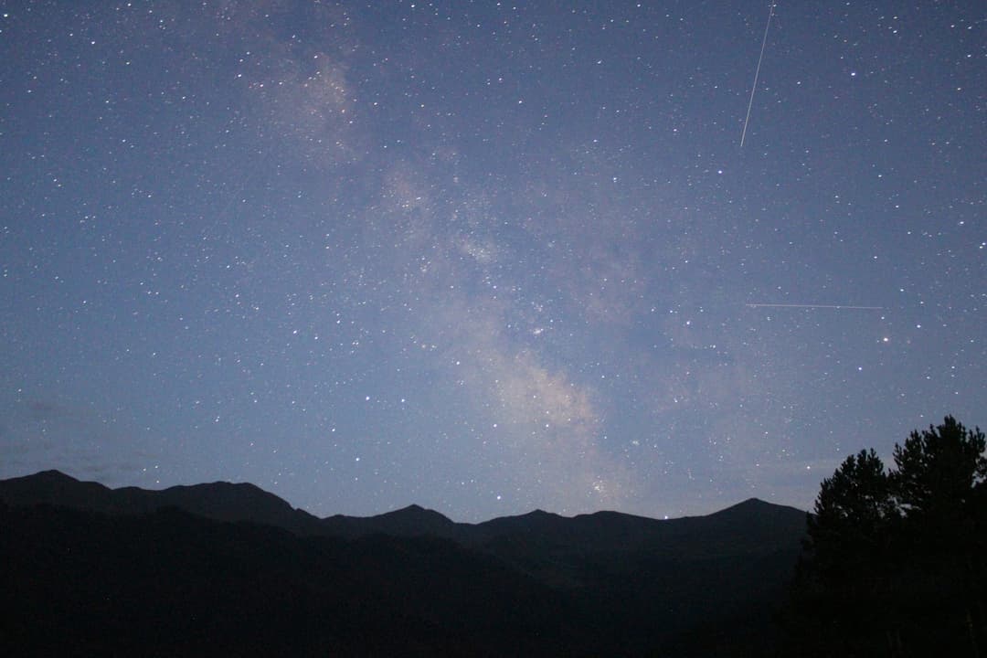 星空に広がる天の川